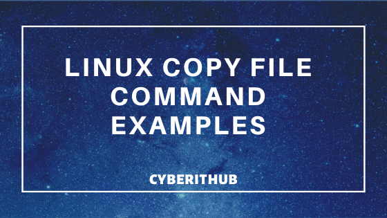 copy dcommand in linux