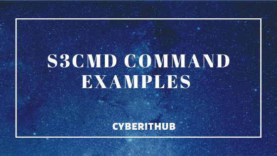 10 Best s3cmd Command Examples for AWS Cloud Administrators 1