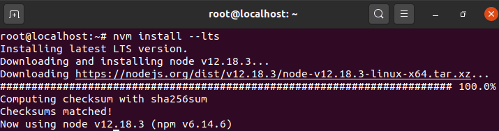 ubuntu install nvm