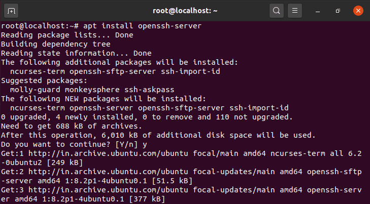 5 Easy Steps to Install Openssh-Server on Ubuntu 20.04 to Enable SSH 3